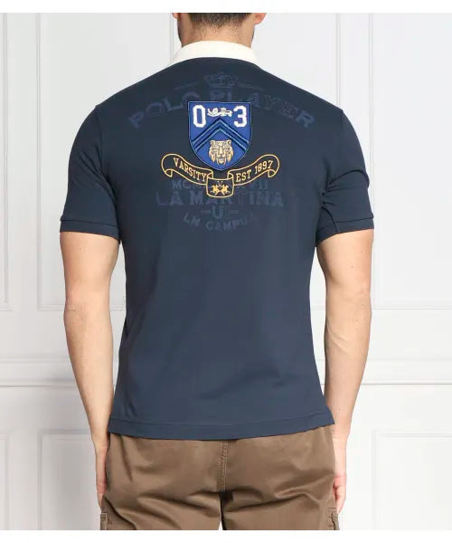 Classic Pique Blue Polo