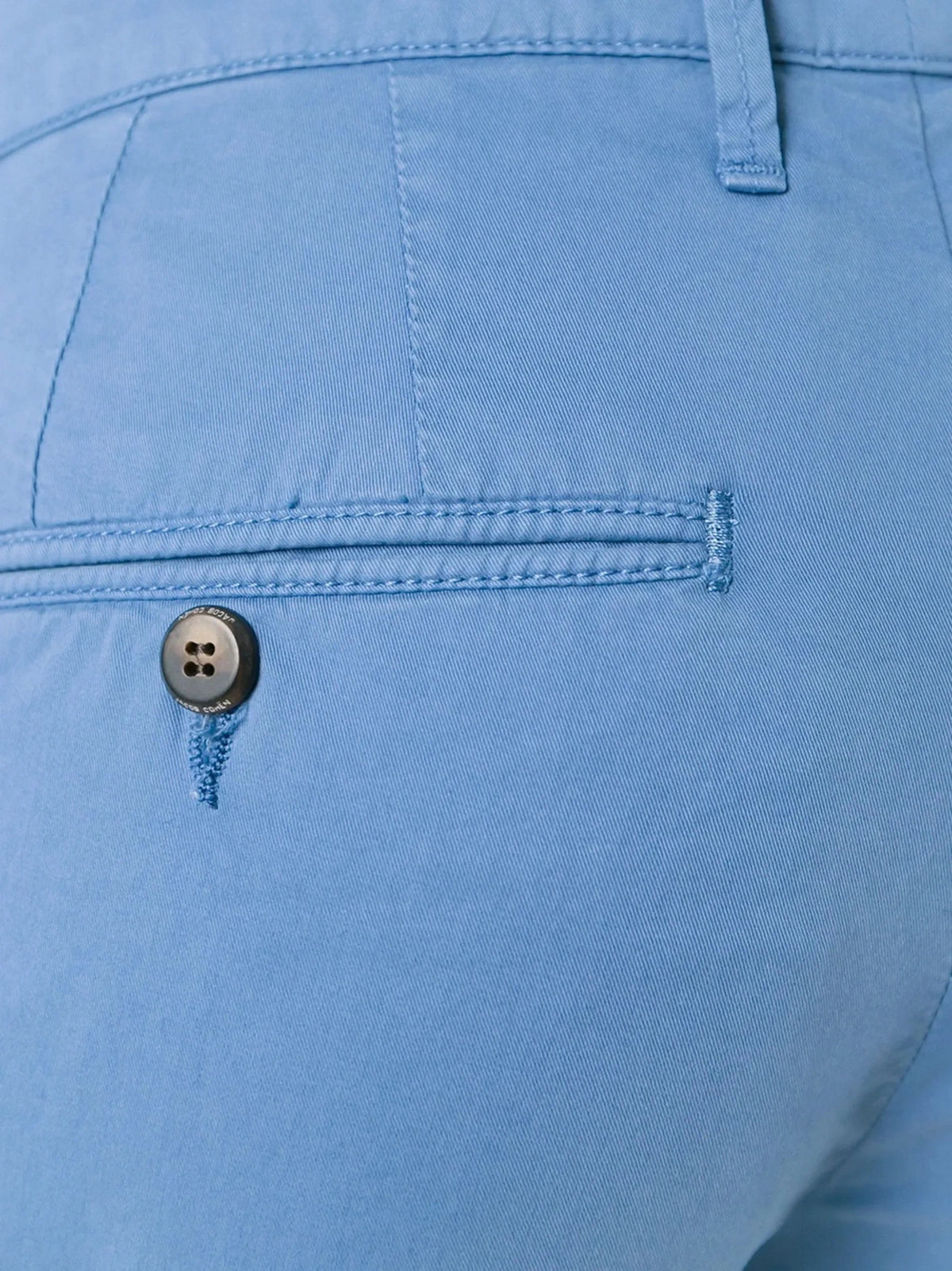 Slim-Cut Blue Chino Trousers