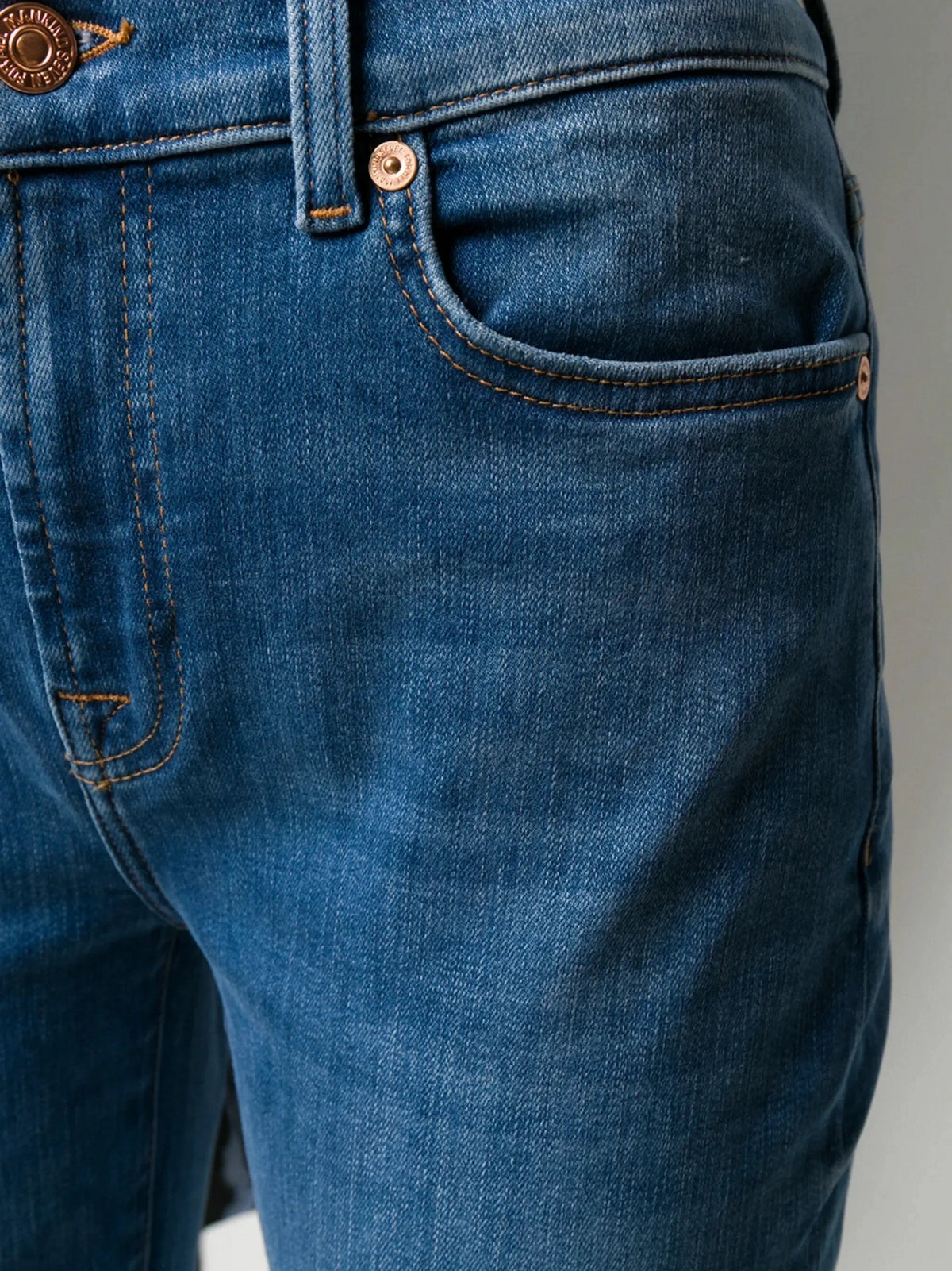 Relaxed Skinny Blue Jeans