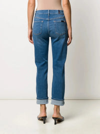 Relaxed Skinny Blue Jeans