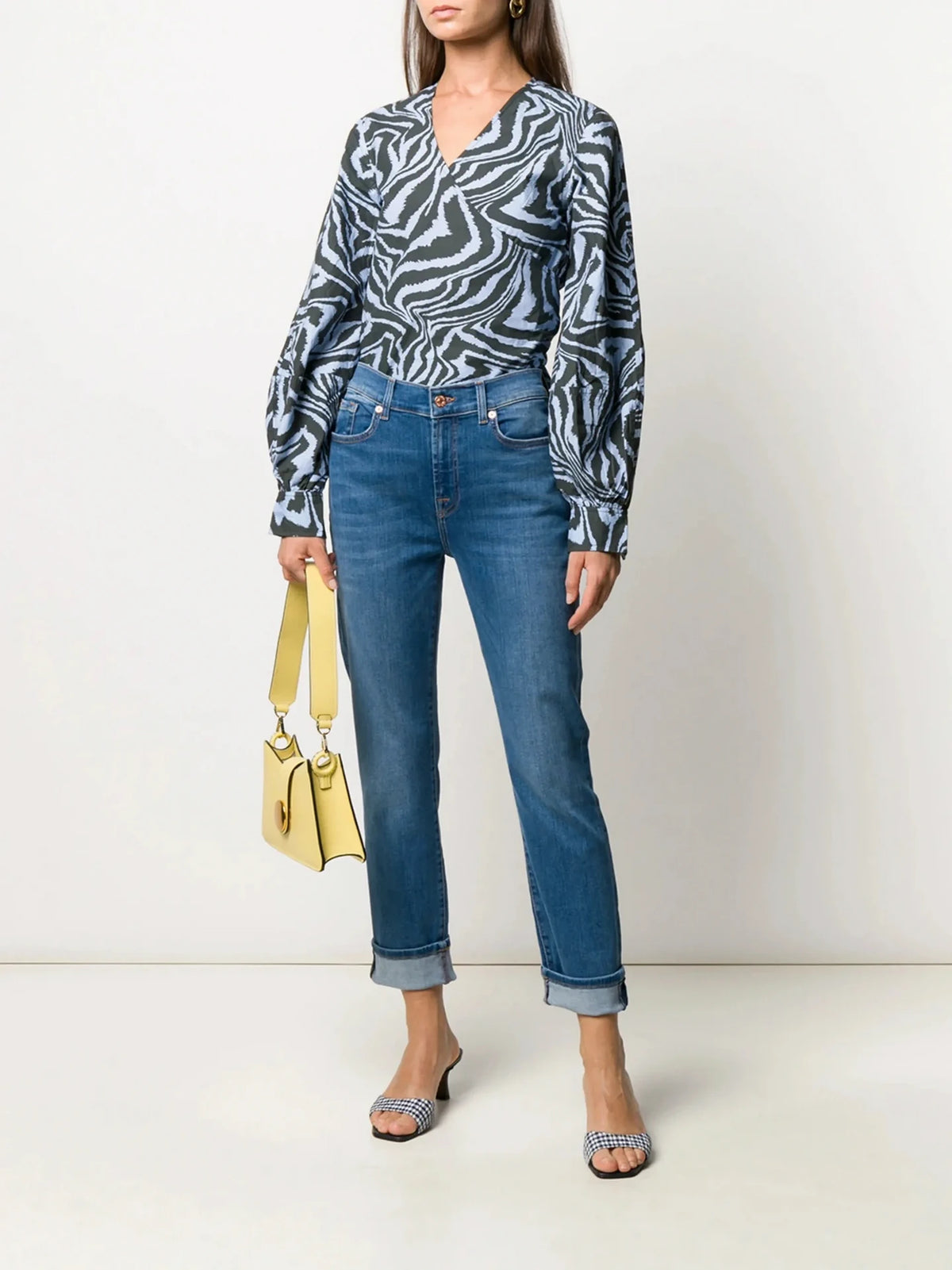 Relaxed Skinny Blue Jeans