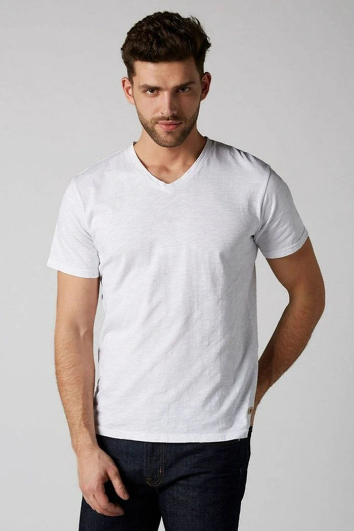 V-Neck White T-Shirt