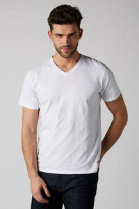 V-Neck White T-Shirt