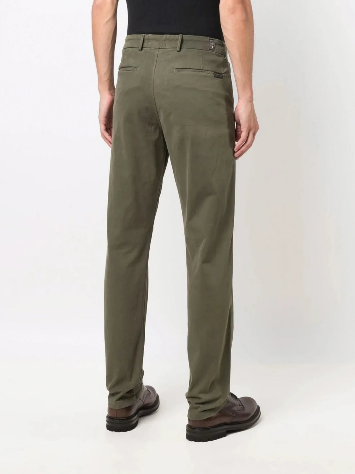 Mid-Rise Green Slimmy Chino