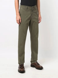 Mid-Rise Green Slimmy Chino