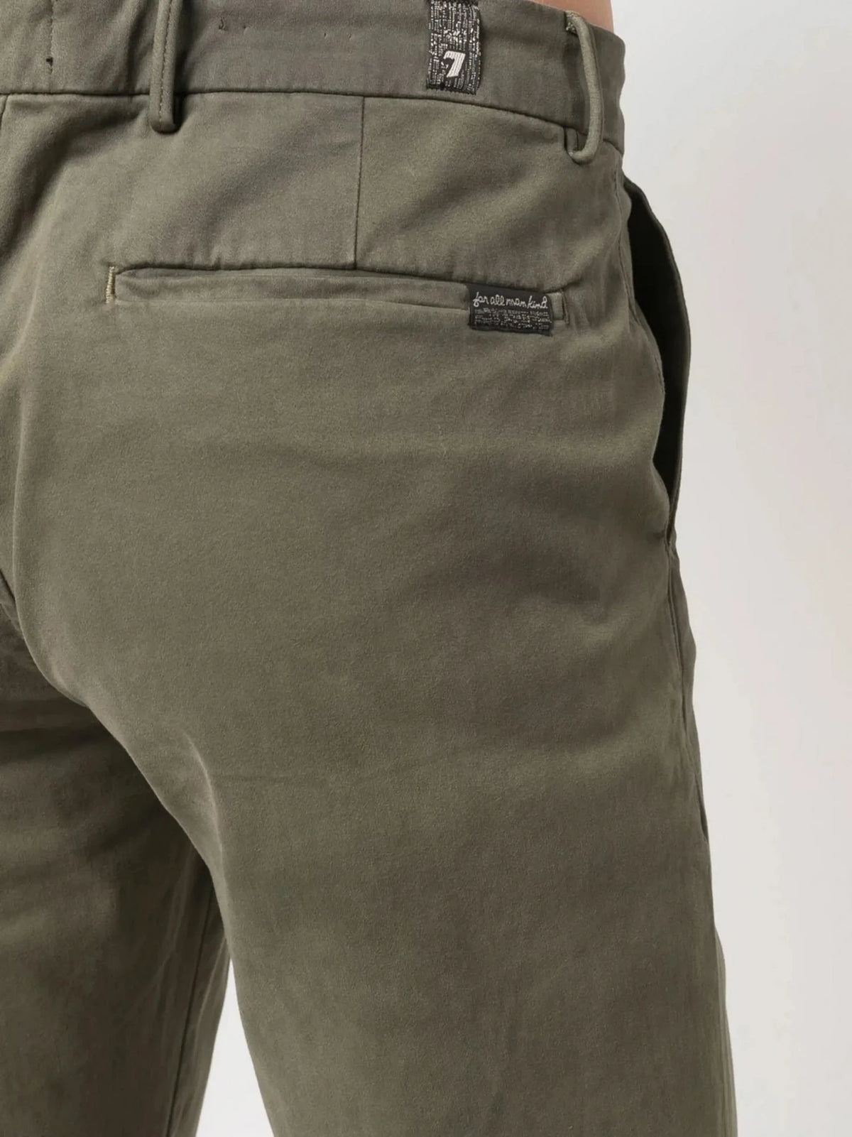 Mid-Rise Green Slimmy Chino