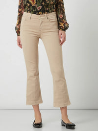 Cropped Boot Beige Jeans