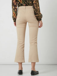 Cropped Boot Beige Jeans