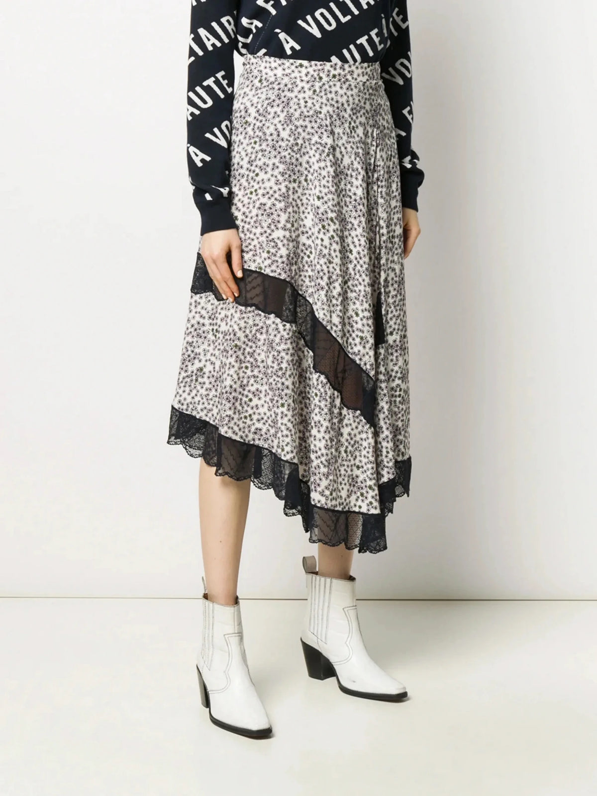 Hortensia White Skirt