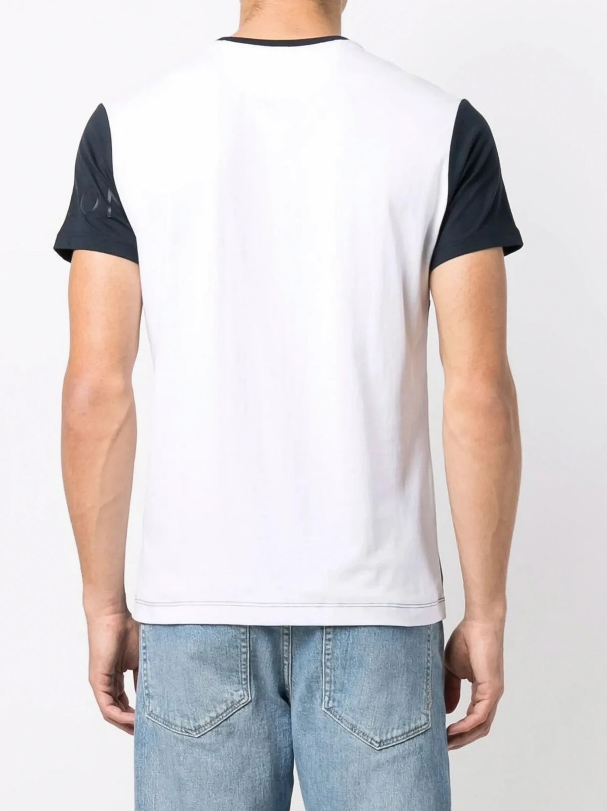 Fine Navy/Grey T-Shirt