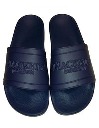 Solid Navy Blue Slides