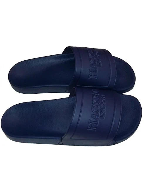 Solid Navy Blue Slides