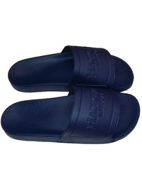 Solid Navy Blue Slides