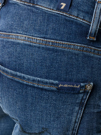 Regular Fit Blue Denim Shorts