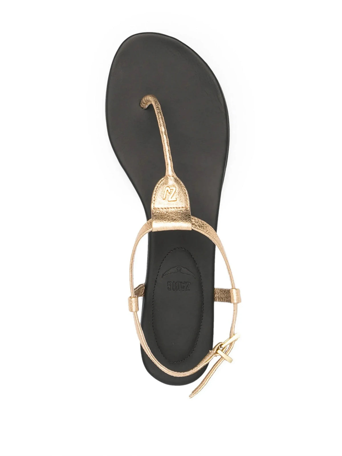 Alessa Metallic Gold Sandals