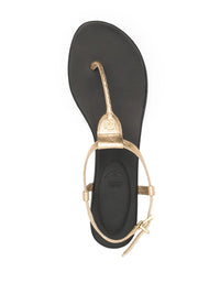 Alessa Metallic Gold Sandals