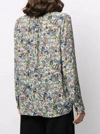 Crinkled Floral Judo Blouse