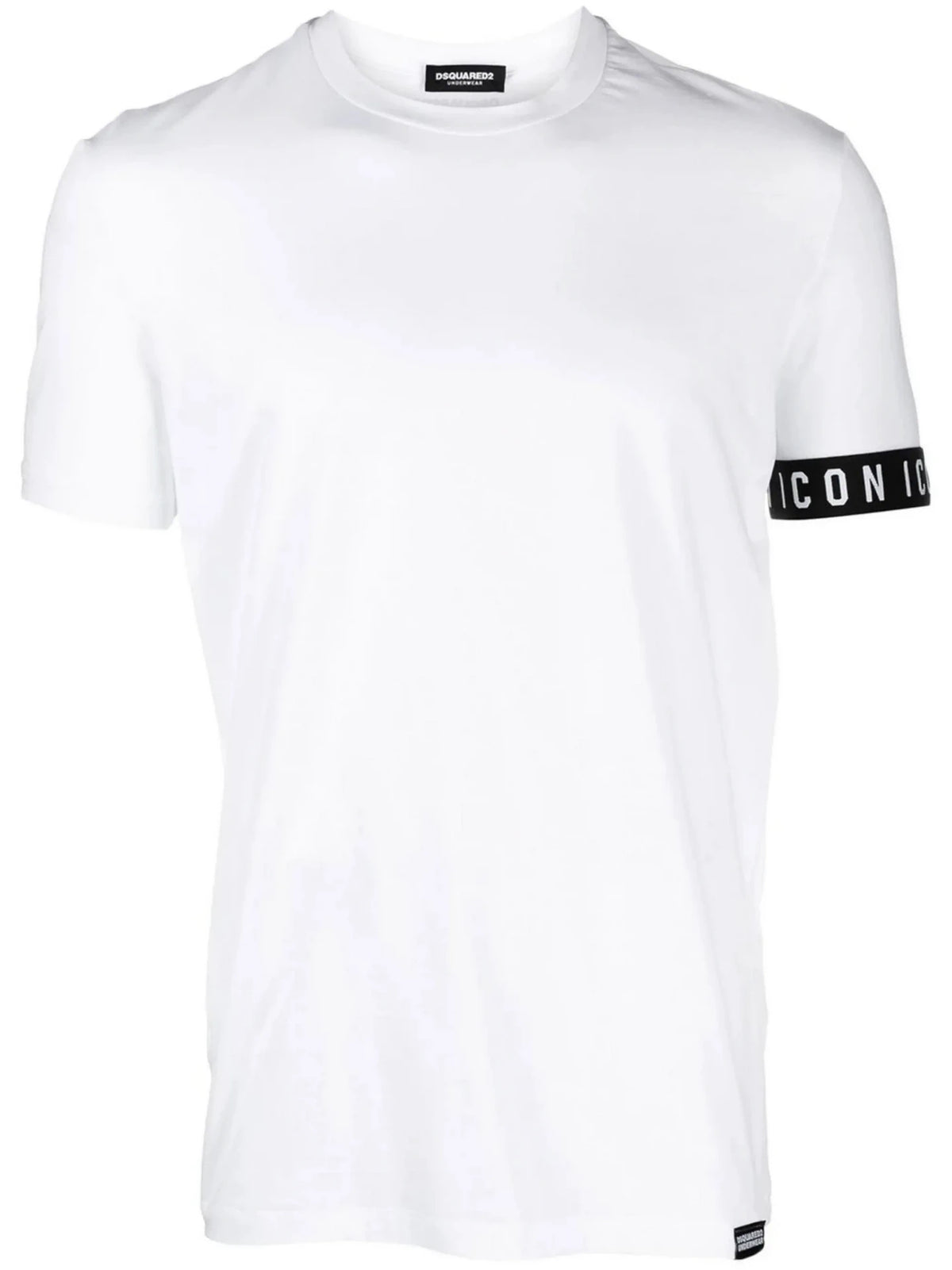 Logo-Trim White T-Shirt