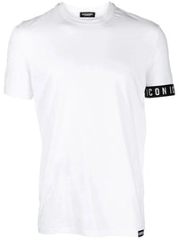 Logo-Trim White T-Shirt