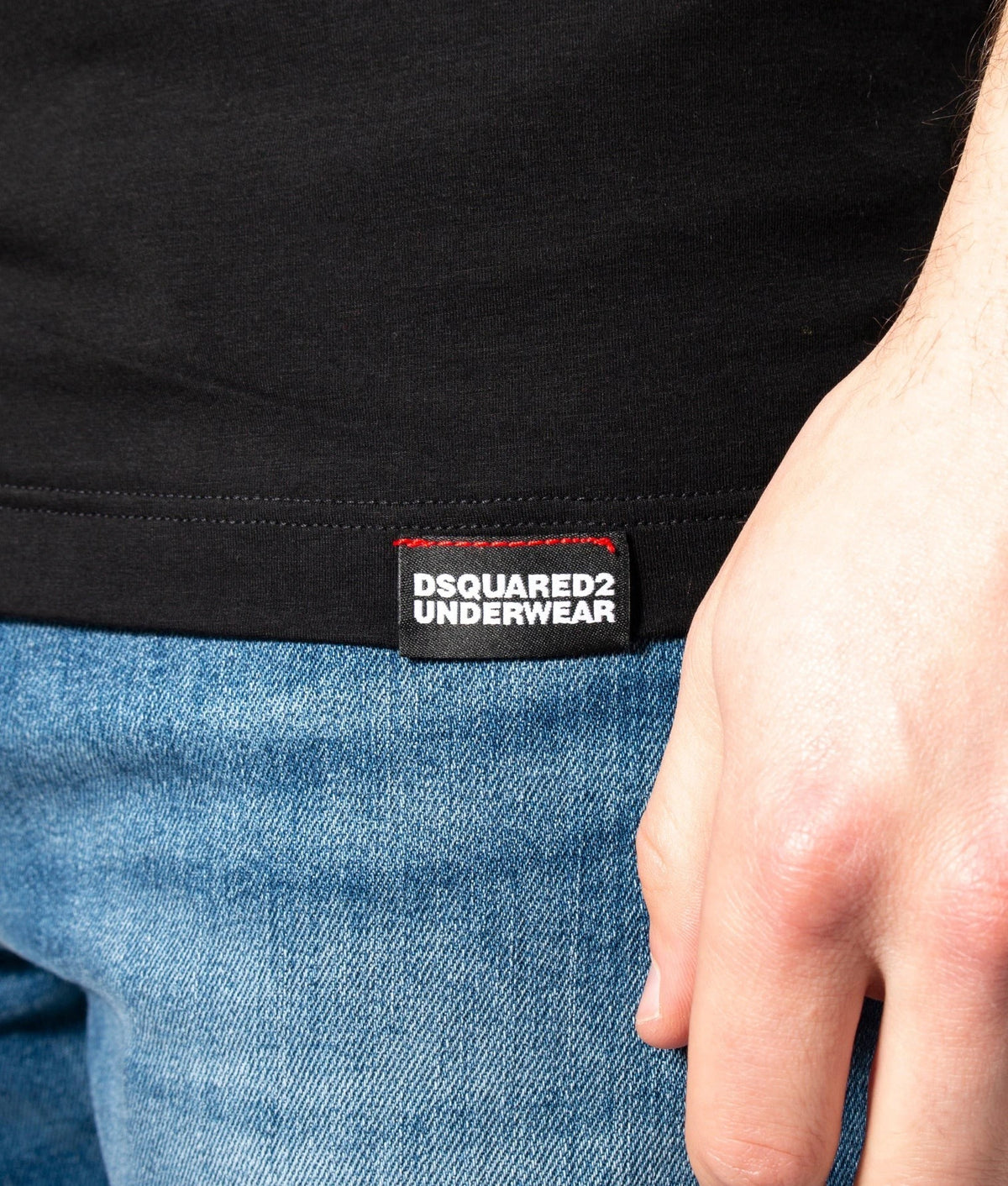 Logo-Trim White T-Shirt