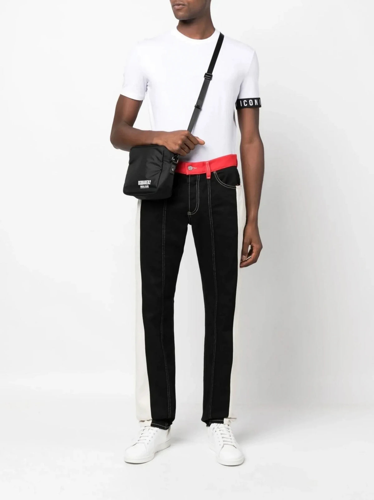 Logo-Trim White T-Shirt