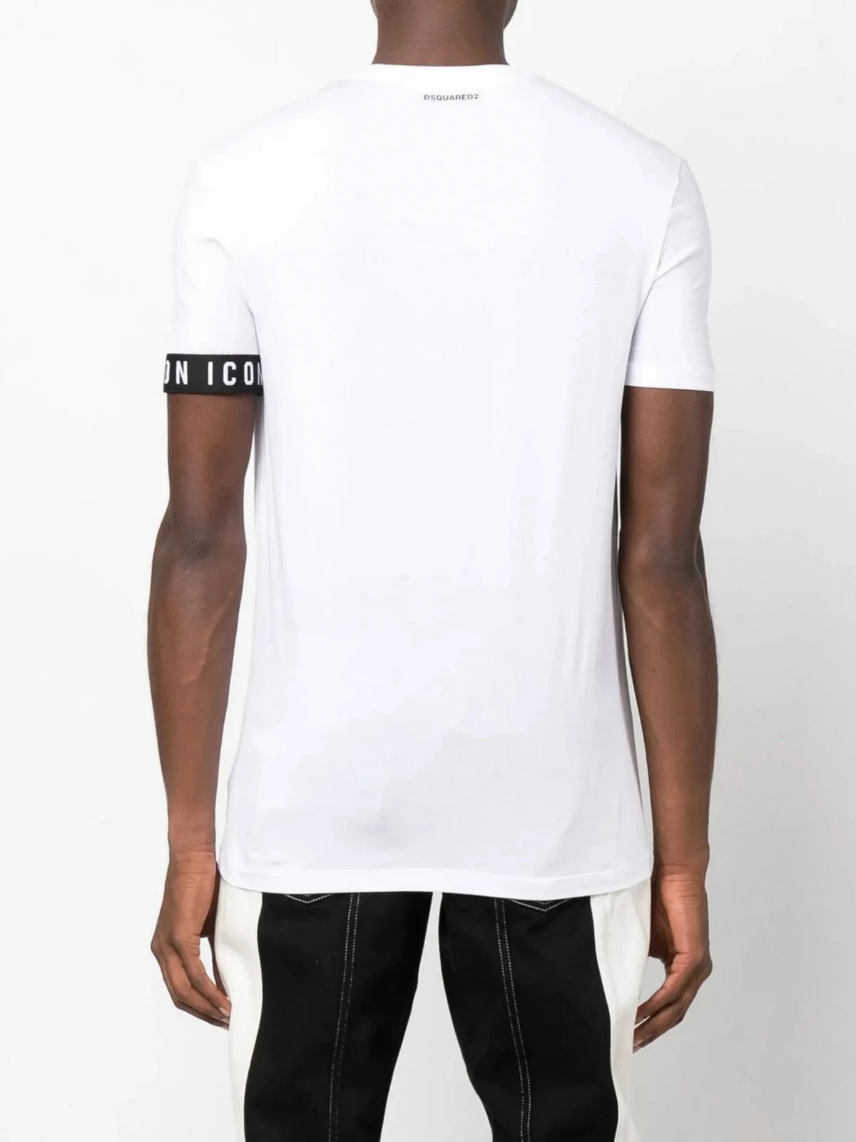 Logo-Trim White T-Shirt