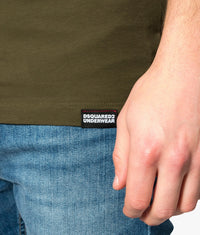 Logo-Trim White T-Shirt