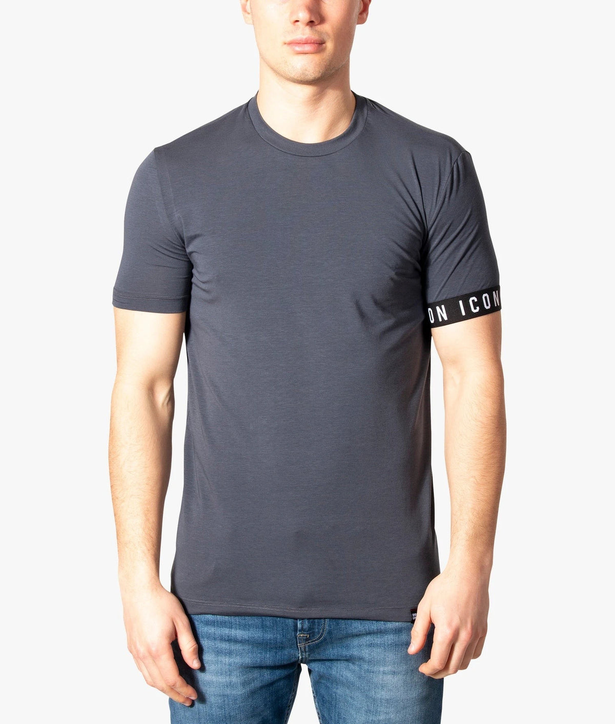 Logo-Trim White T-Shirt