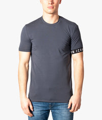 Logo-Trim White T-Shirt