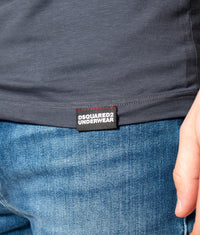 Logo-Trim White T-Shirt