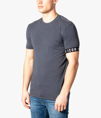 Logo-Trim White T-Shirt