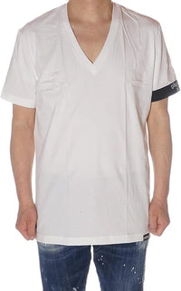 V-Neck White T-Shirt