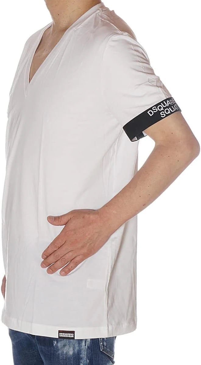 V-Neck White T-Shirt