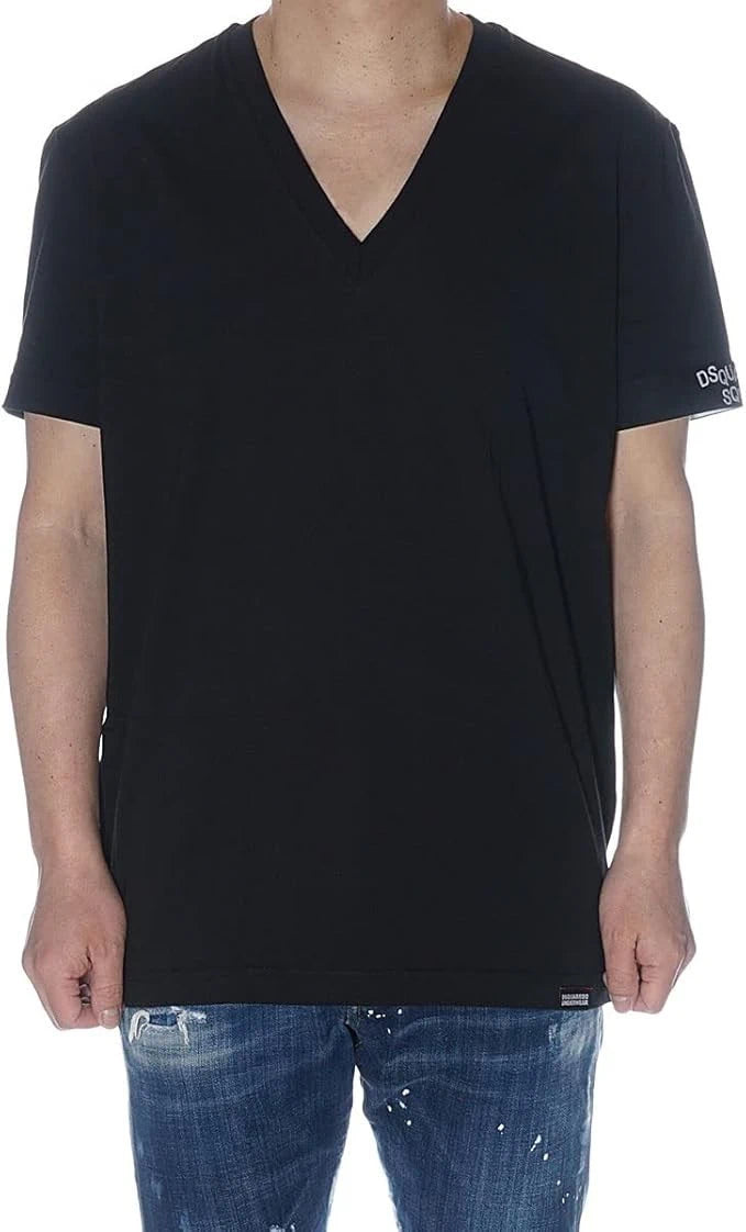 V-Neck White T-Shirt