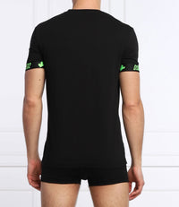 Slim Fit Black V-Neck T-Shirt