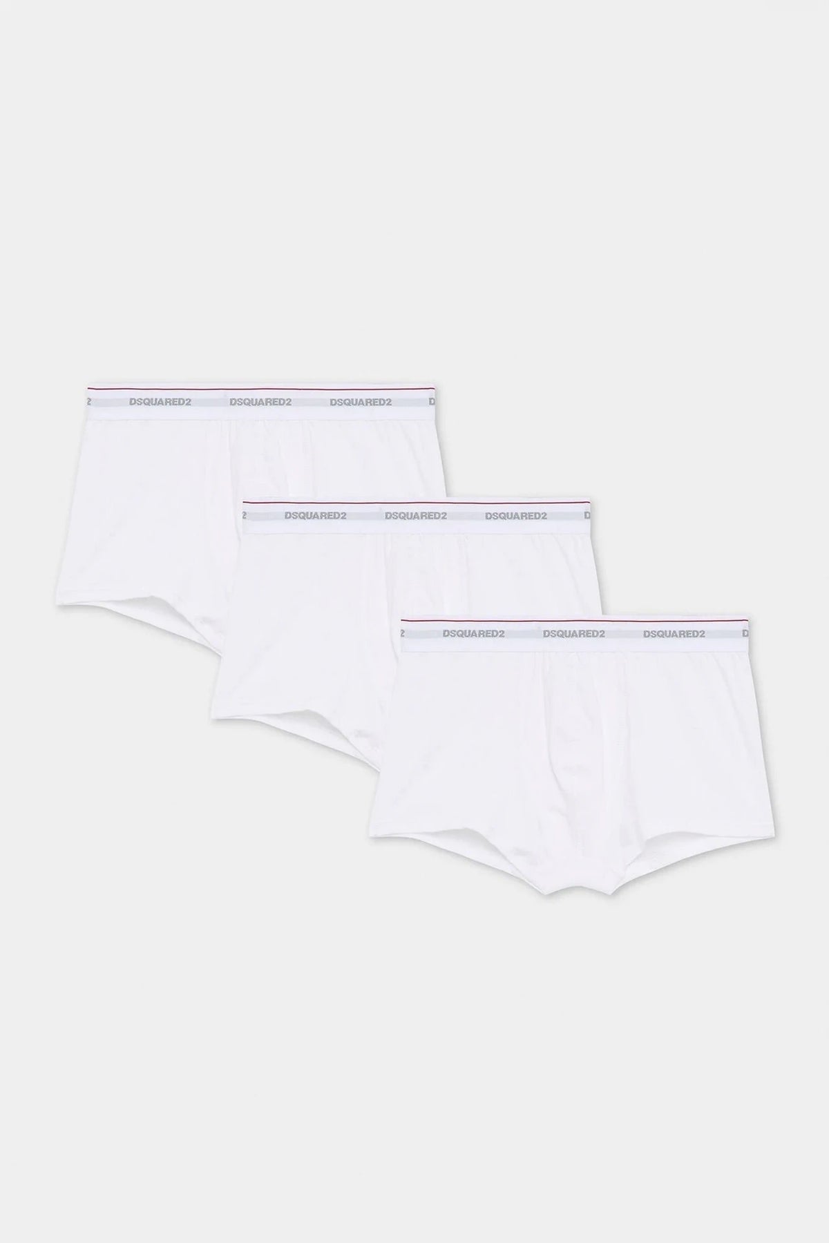 Fitted White Boxer Trunk