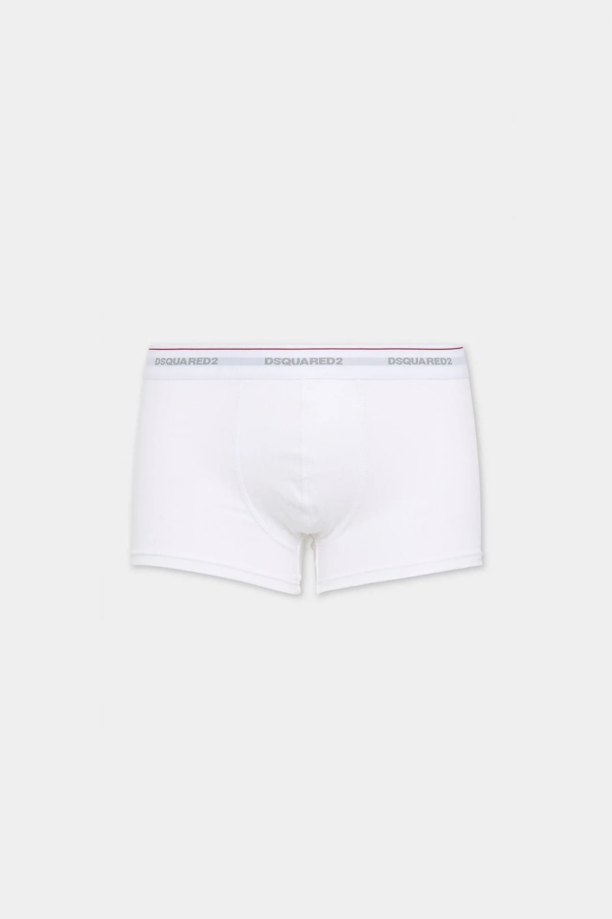 Fitted White Boxer Trunk