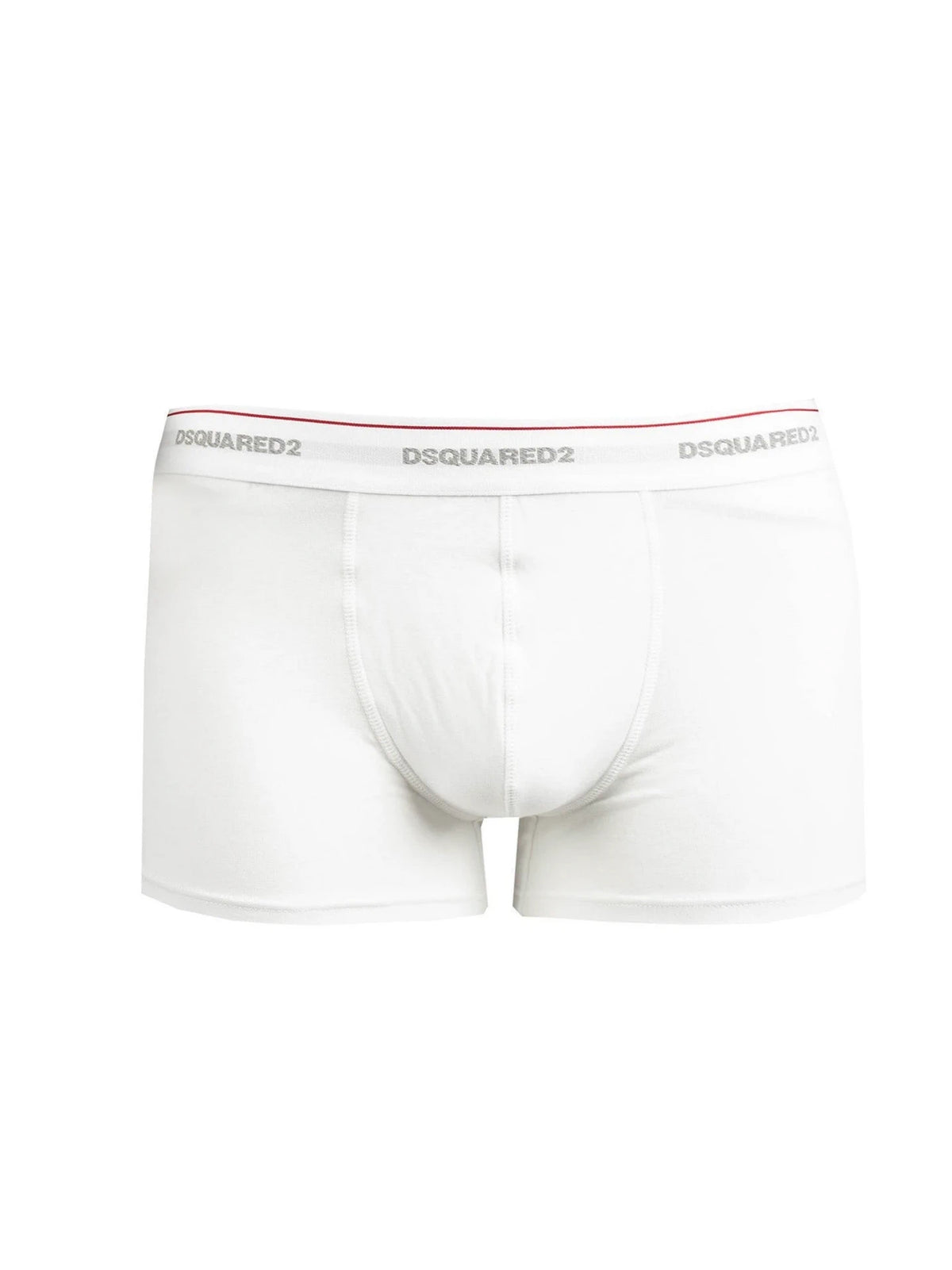 Fitted White Boxer Trunk