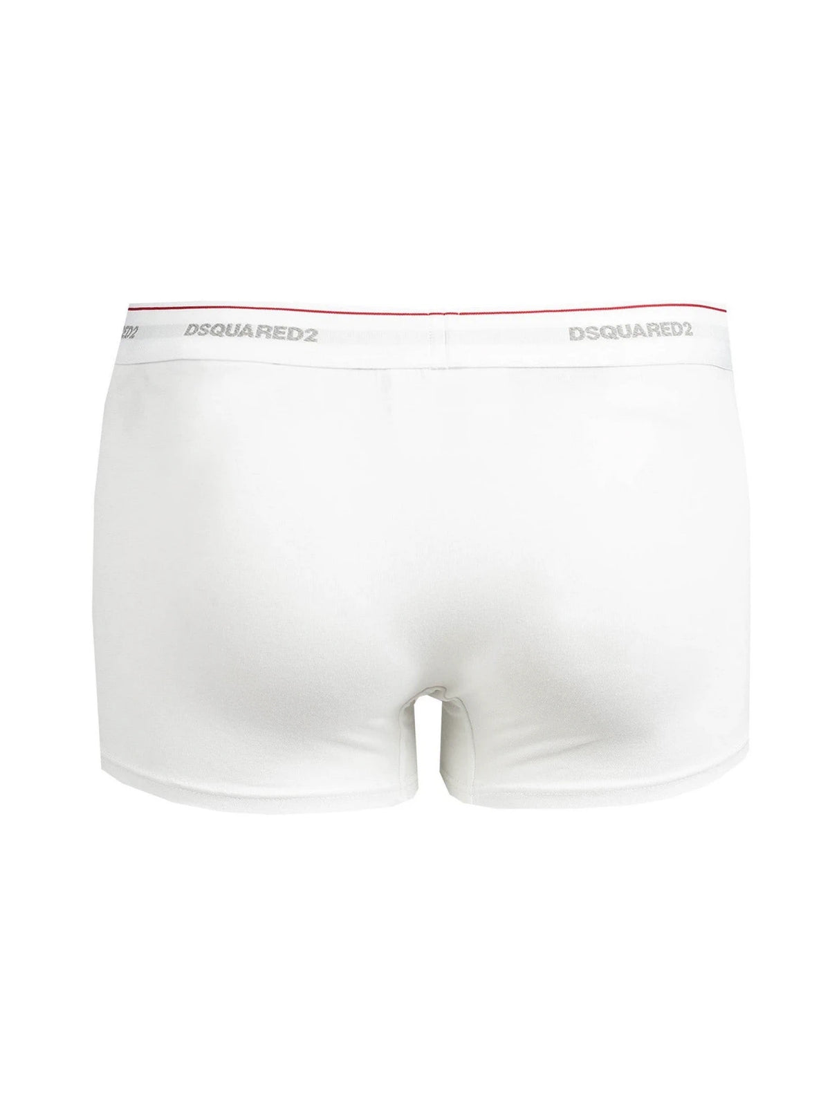 Fitted White Boxer Trunk