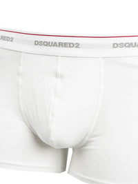 Fitted White Boxer Trunk