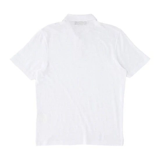 Short Sleeve White Polo Shirt