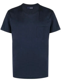 Crew Neck Navy Blue T-Shirt