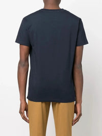 Crew Neck Navy Blue T-Shirt
