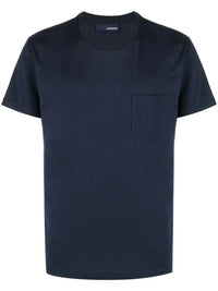 Crew Neck Navy Blue T-Shirt