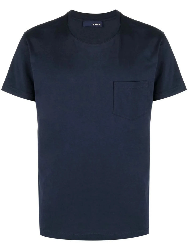 Crew Neck Navy Blue T-Shirt