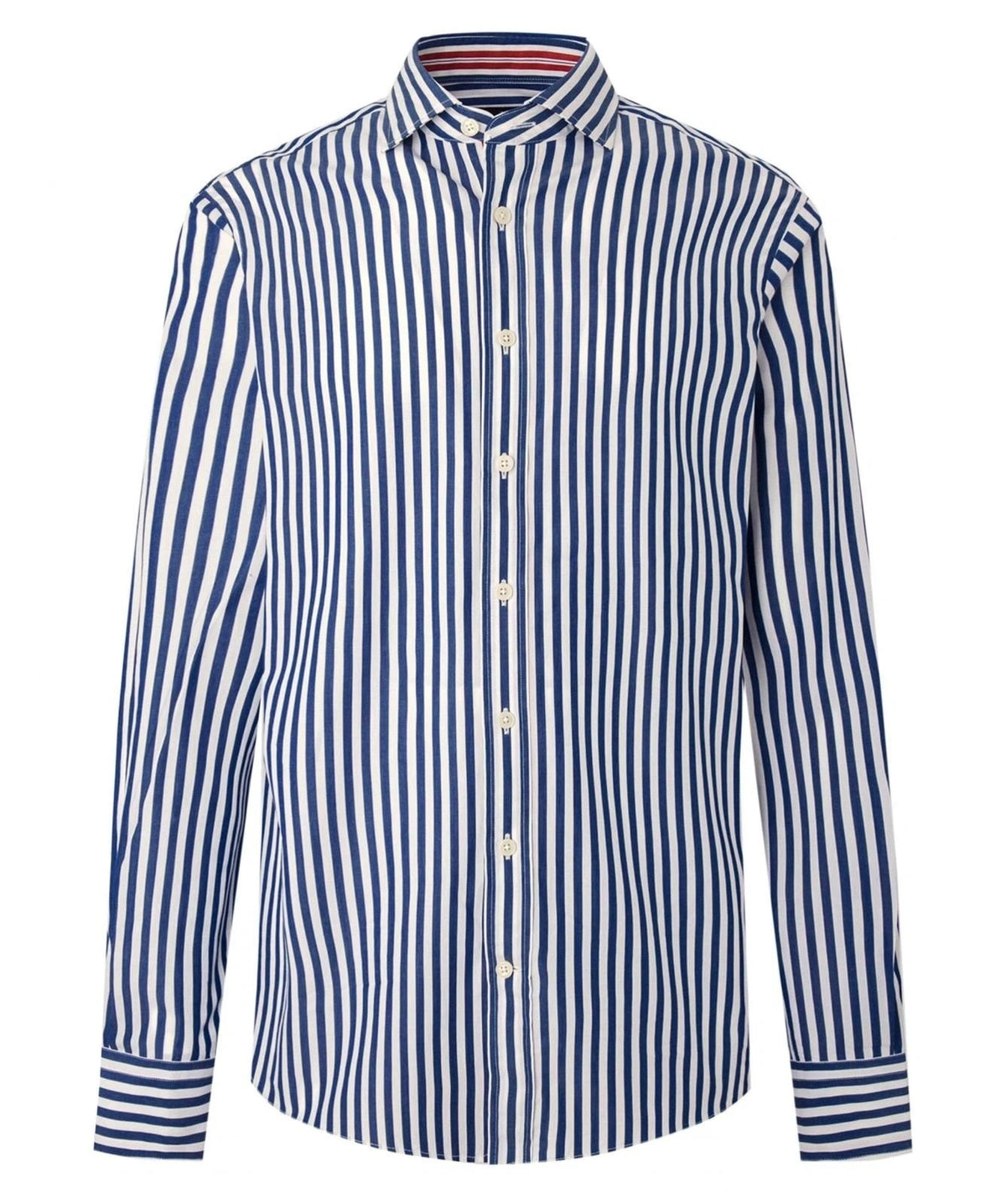 Bold Stripe White/Blue Shirt