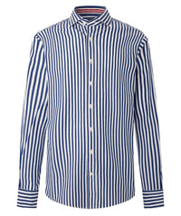 Bold Stripe White/Blue Shirt