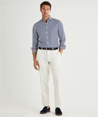 Bold Stripe White/Blue Shirt