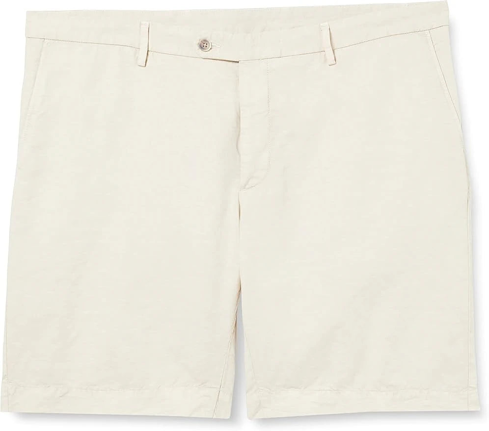 Cotton Linen Grey Shorts