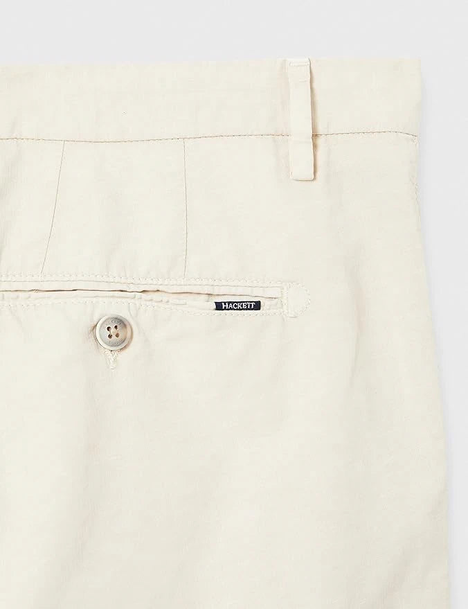 Cotton Linen Grey Shorts